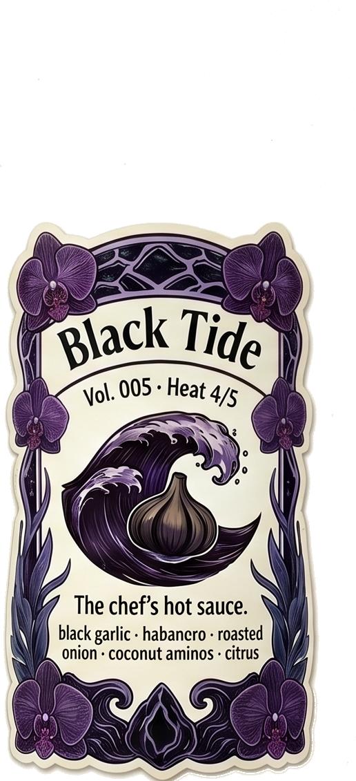 Black Tide label